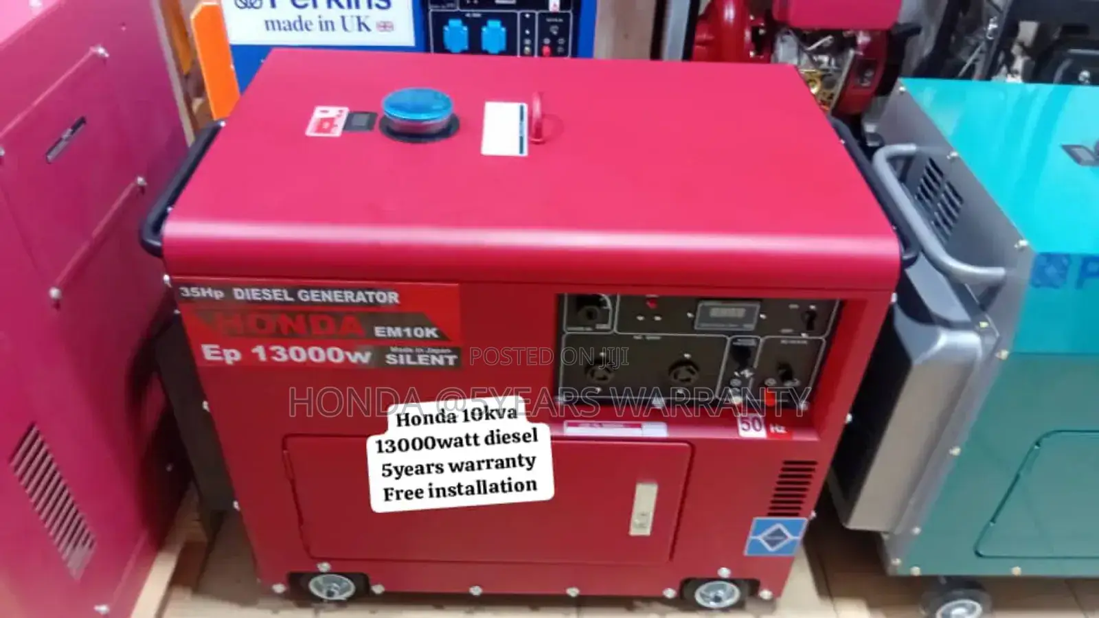 Red Honda 10kva 13000watt Diesel Generator Silent 10kva