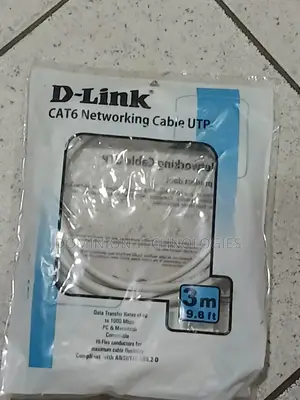 D-Link Cat6 Utp 24awg Round Patch Cord - 3m - Grey Color