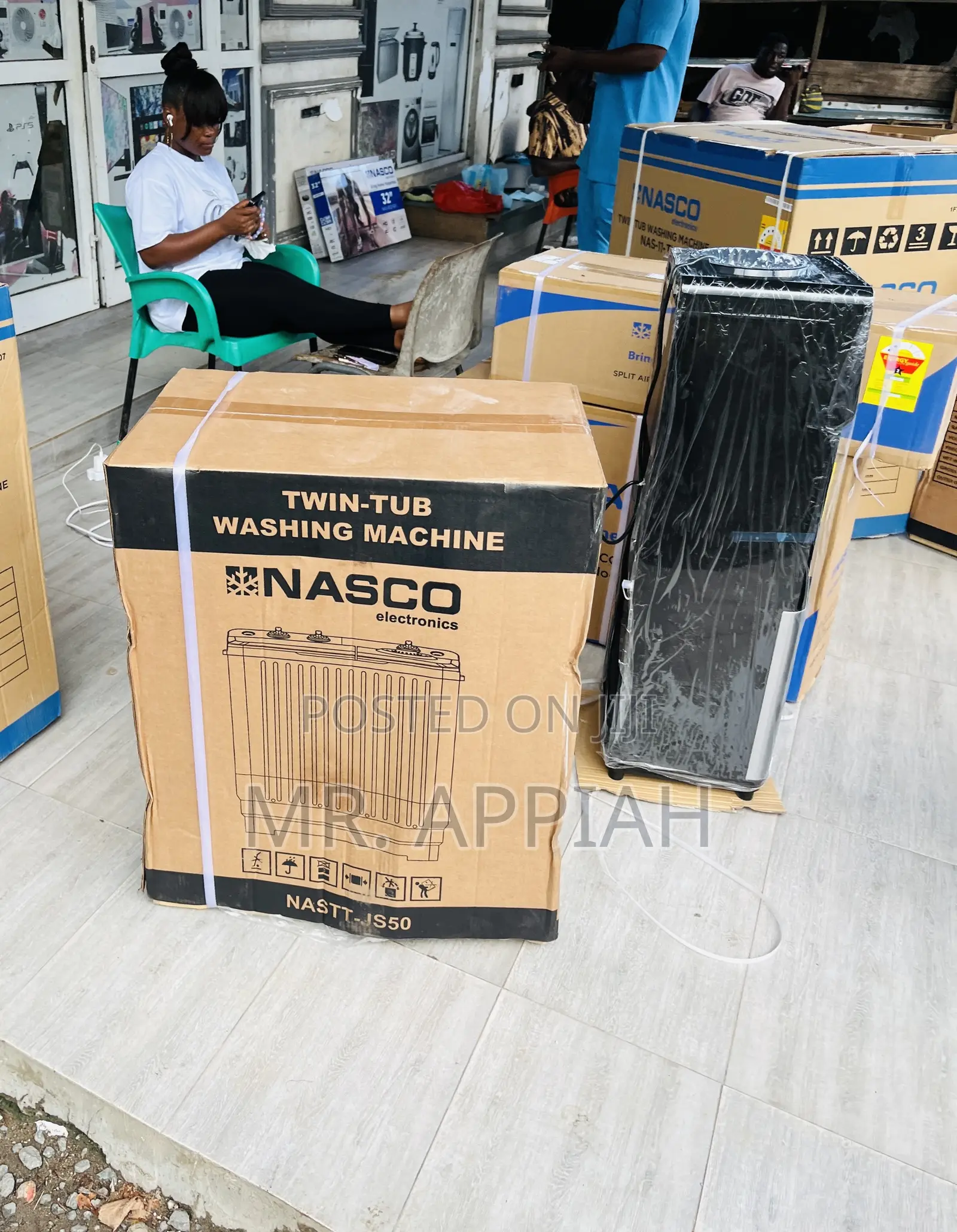 Newest Nasco 5kg Electric Washing Machine + Spin Dry