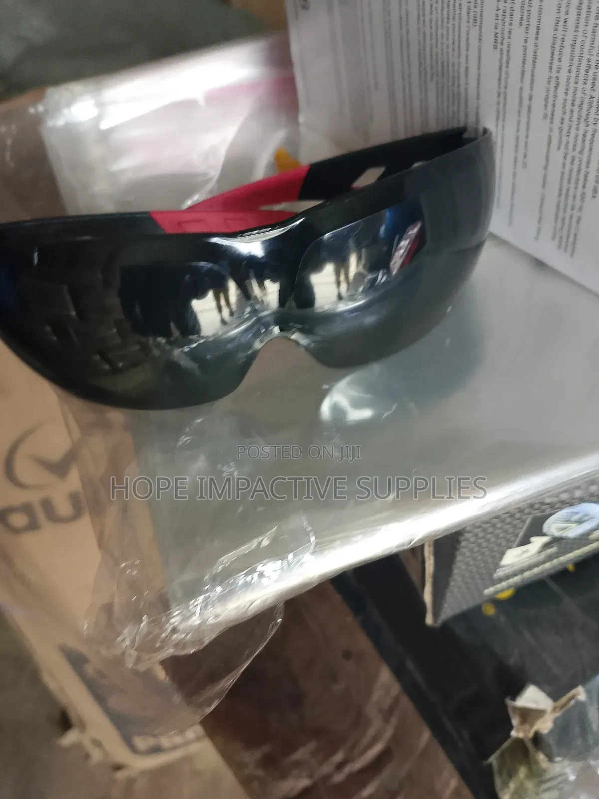 Uvex Safety Protective Spectacle.(Anti-scratch & Anti Fog[12 Per Pack]