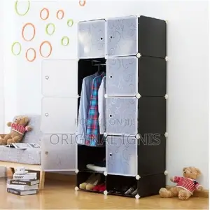 Plastic Wardrobe( 8 Cubes )