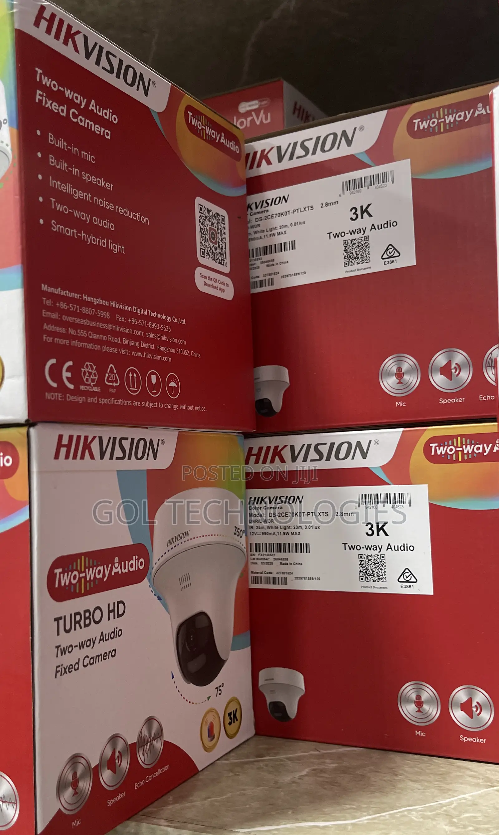 Hikvision Ds-2ce70k0t-PTLXTS /5mp 2way Audio Camera