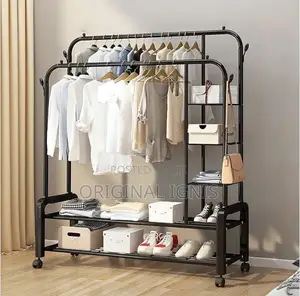 Clothes Rack With Shelves