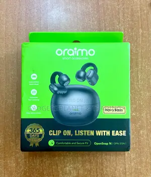 Oraimo Opensnap N Clip-on Open-Ear True Wireless Earbuds