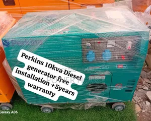 Power Display Perkins Diesel Generator 10kva Silent