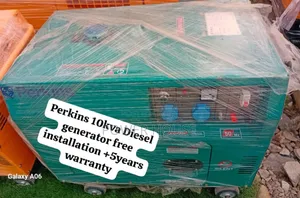 Electric Exhibition Perkins Diesel Generator 10kva Silent