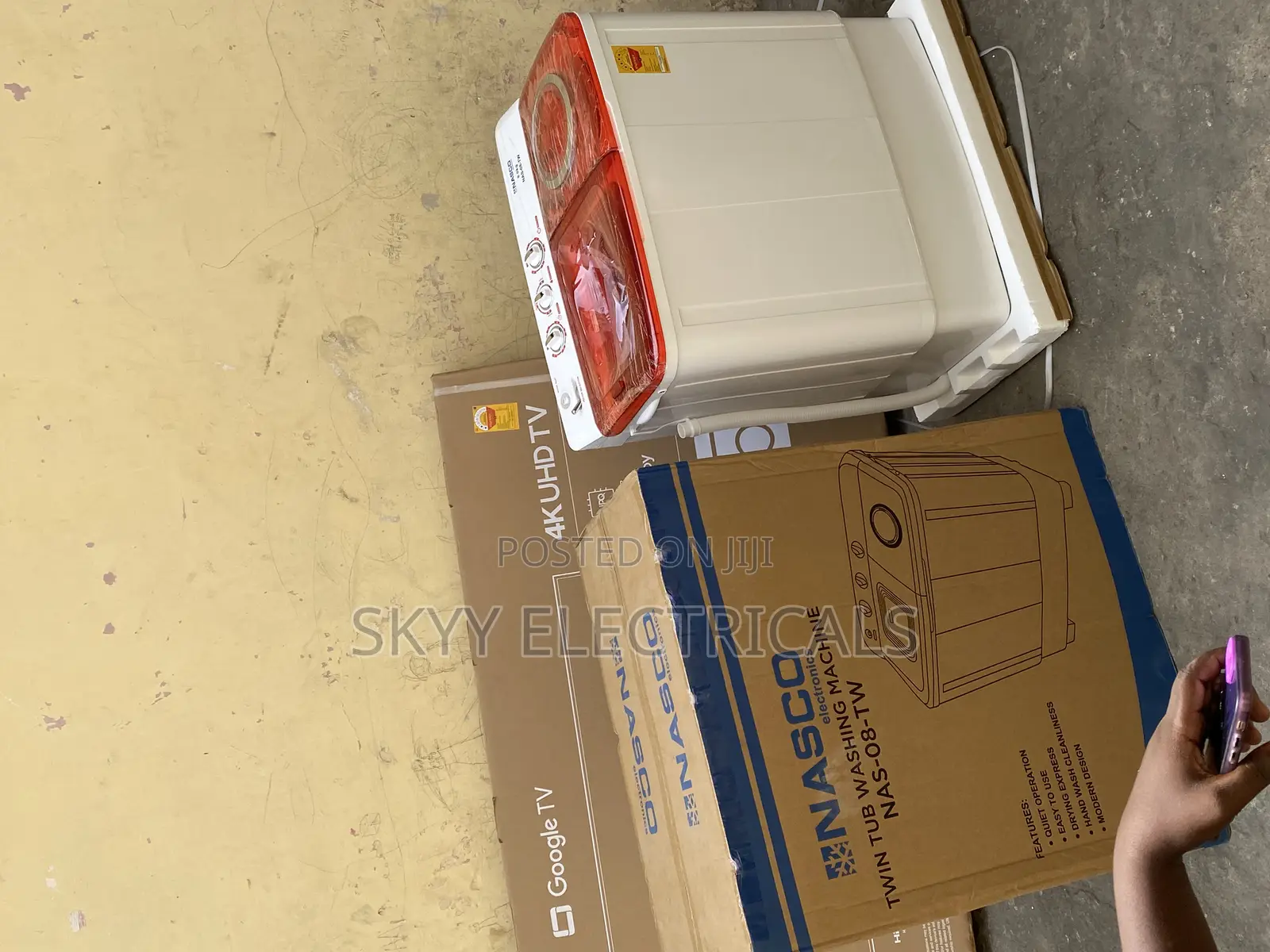 Nasco 8kg Twintub Washingmachine Semi Auto Topload