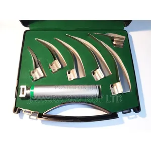 Fiber Optic Laryngoscope With 6 Blade Set