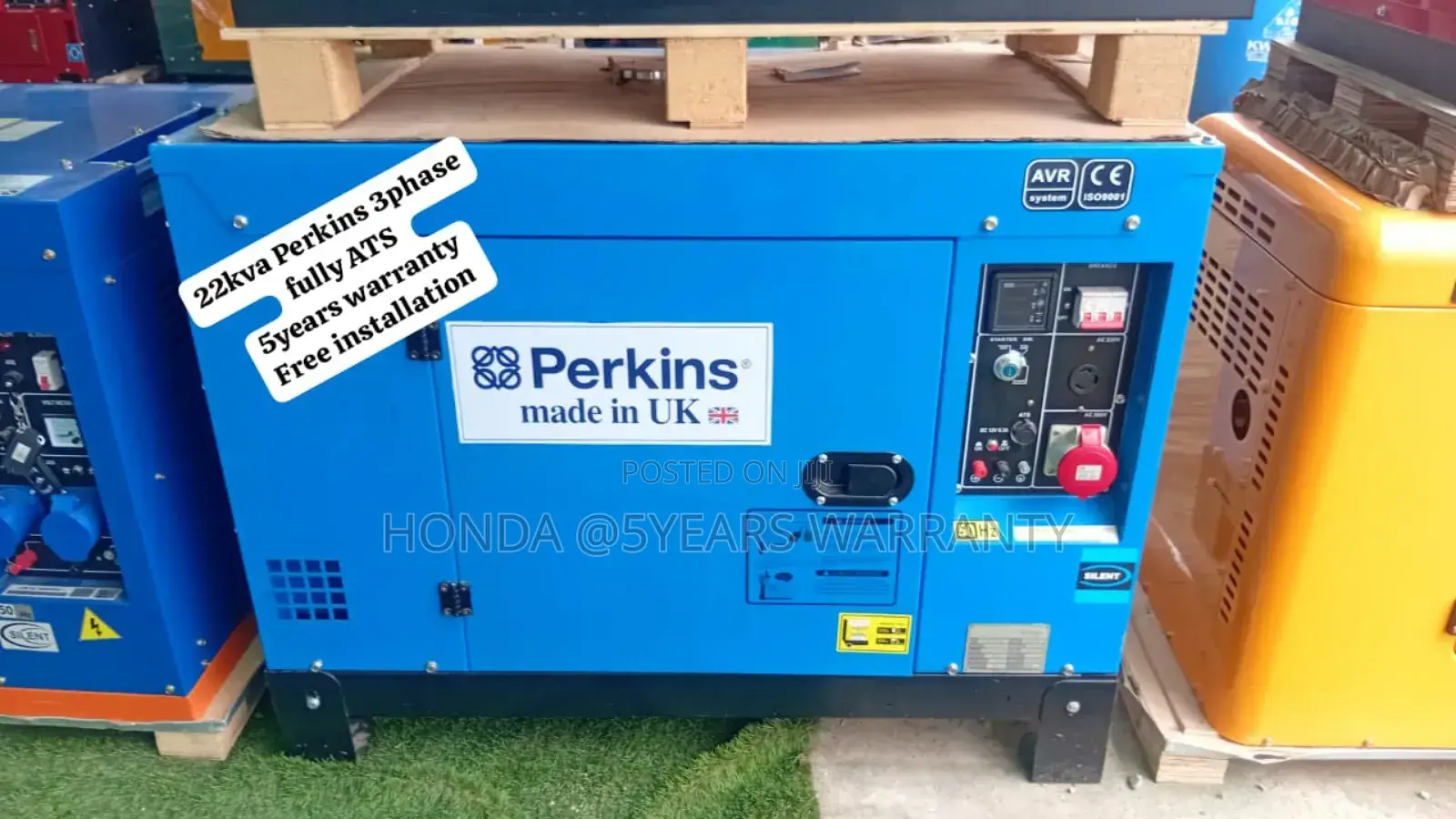 Shine Energy Solutions Perkins 22kva 3phase Diesel Generator