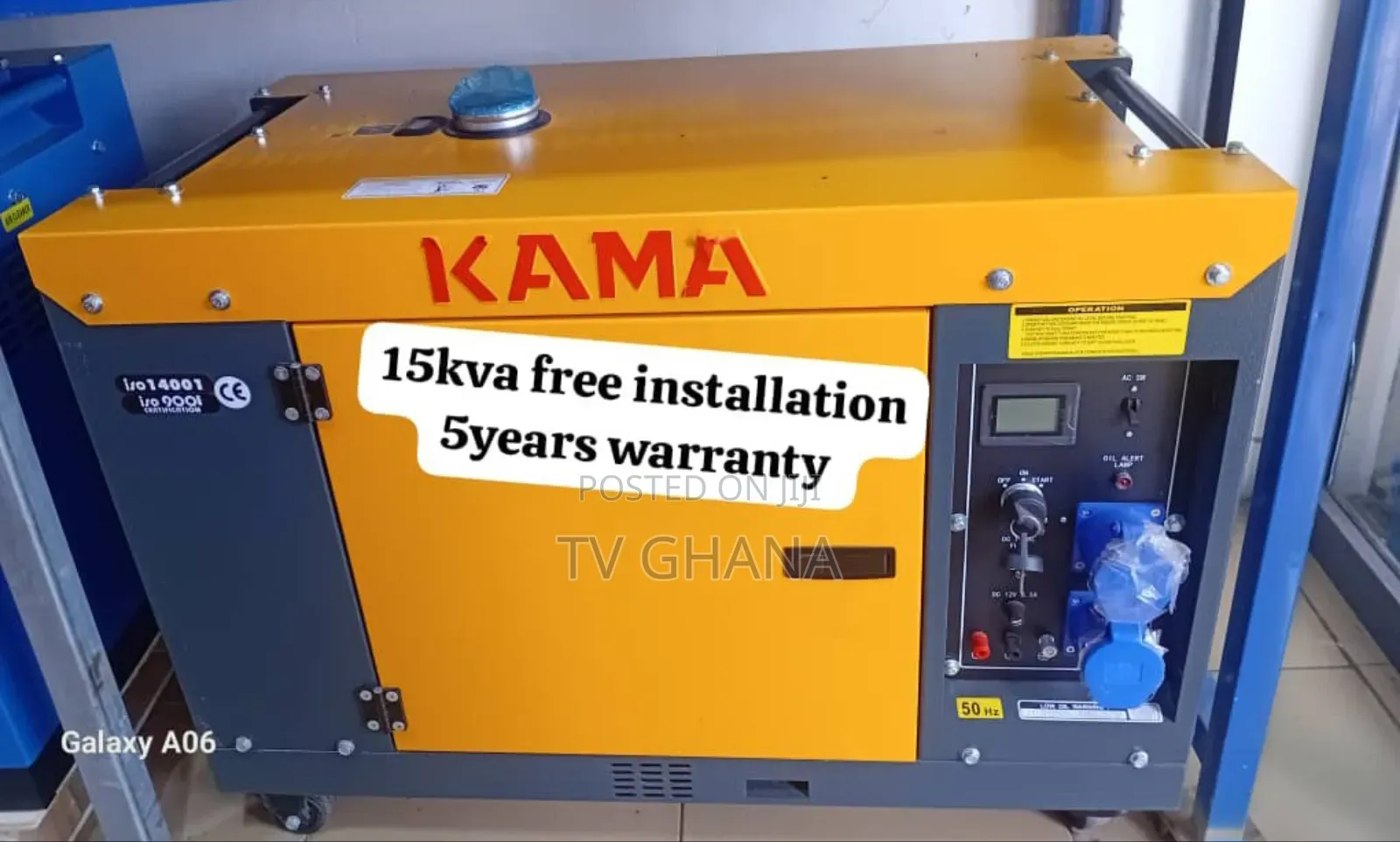 Power for Side Hustle Kama 15kva Diesel Generator Diesel