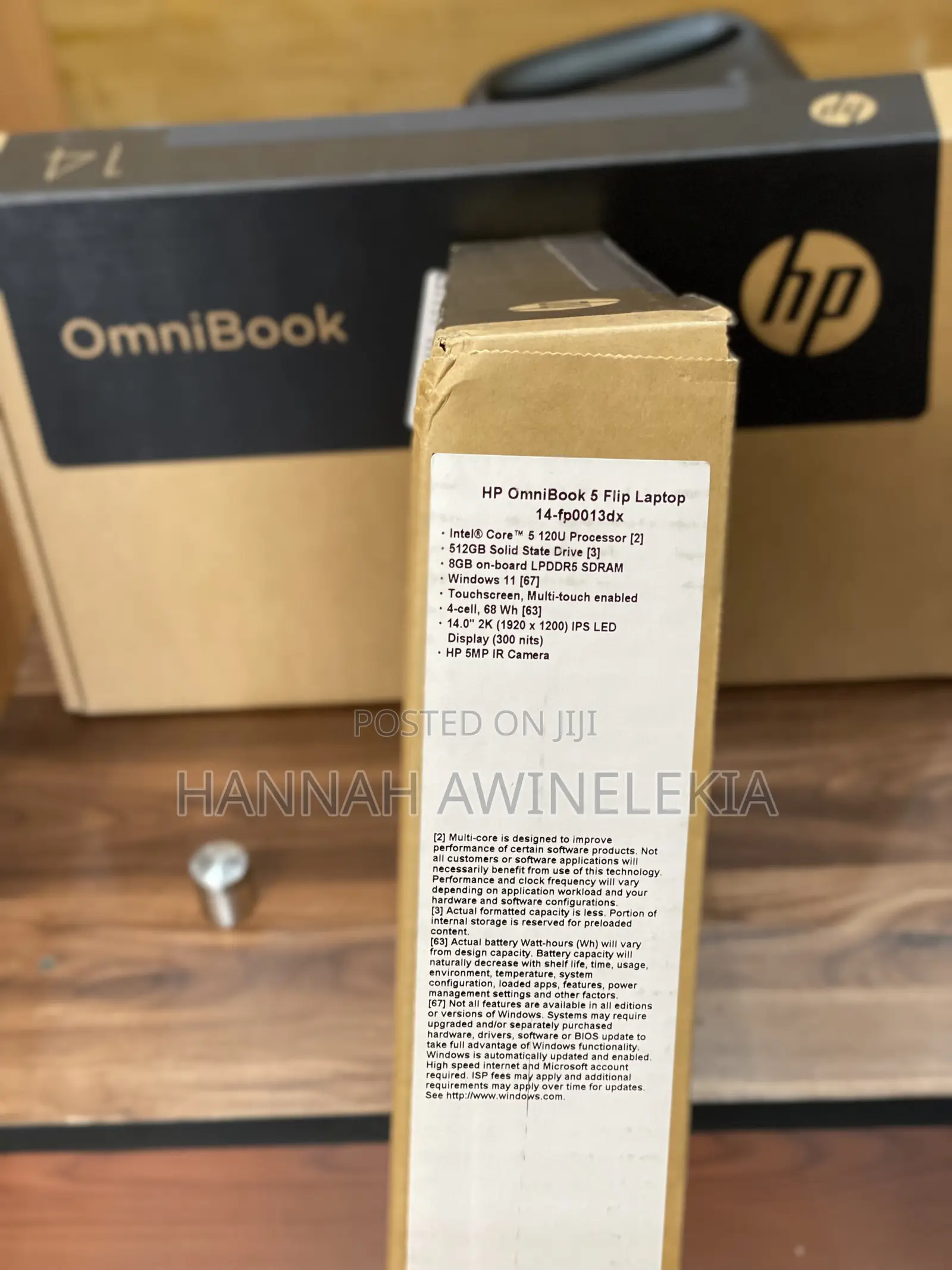 New Laptop HP 8GB Intel Core Ultra 5 SSD 512GB