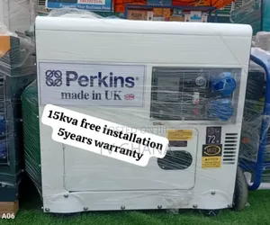 Dual Voltage Support Perkins 15kva Diesel Generator