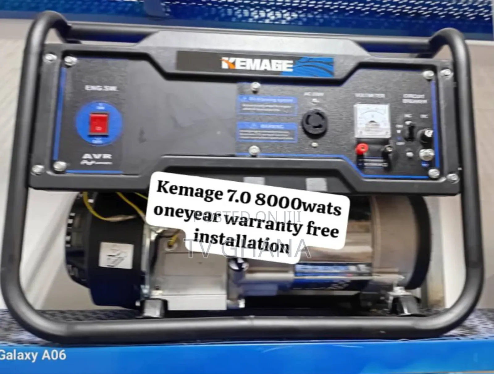 Generator With Oil Alert Kemage 7.0kva 8000wats Kemage