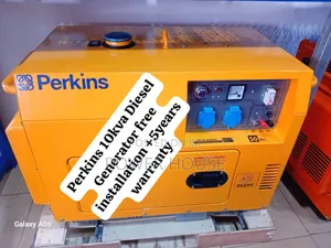 Energy Flow Control Perkins Diesel Generator 10kva Silent