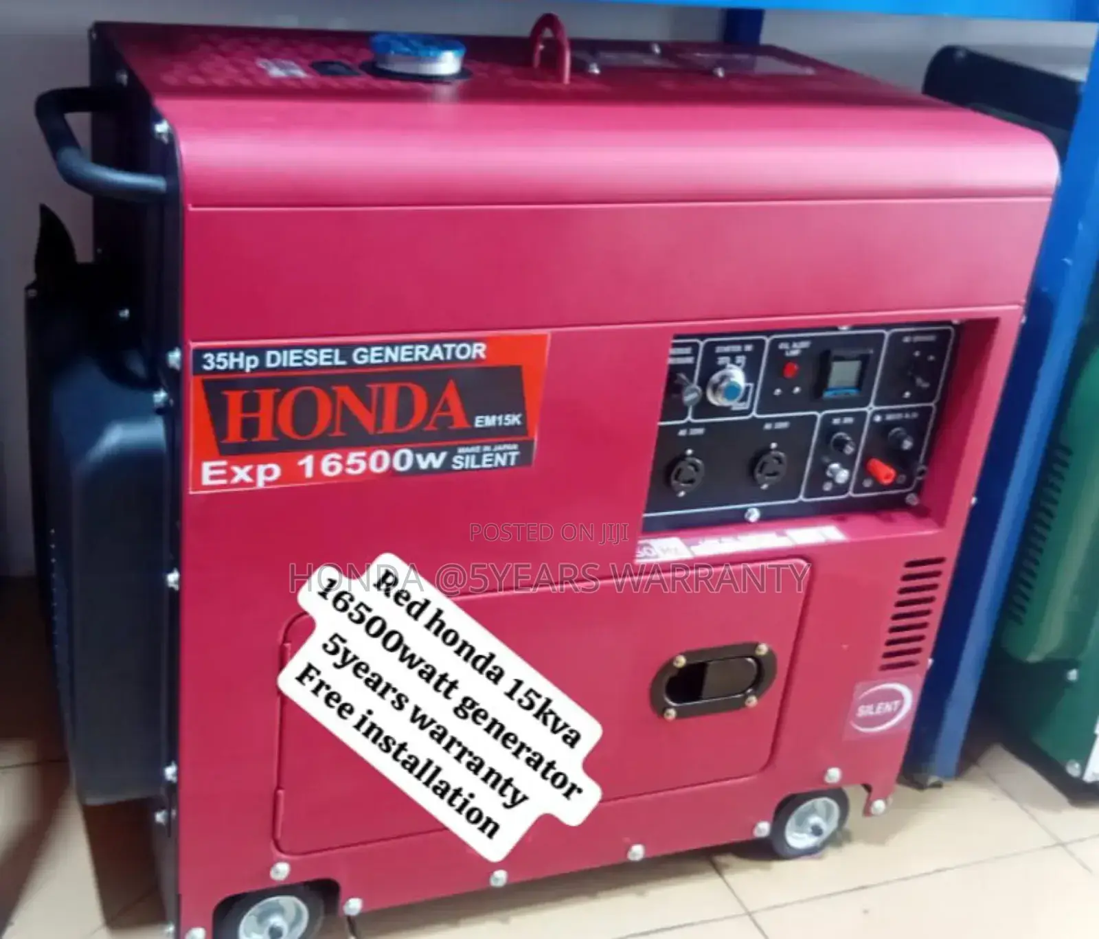 Storm Energy 15kva Honda 16500watt Generator Diesel 15kva