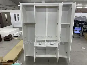 4 In1 Wooden Wardrobe With Mirror  Available