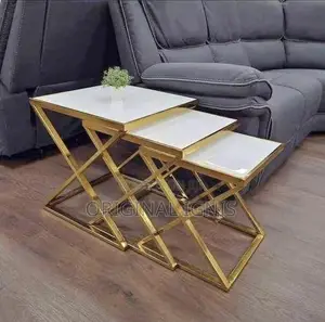 Glass Center Table( 3 in 1)