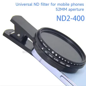 52mm Nd 2-400 Filter for Smart Phone Camera Lens.