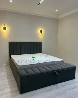 Queen Size Bed Ottoman and Mattress