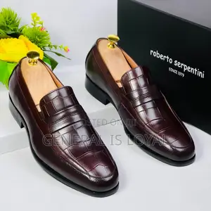 Roberto Serpentine Unique Coffee Color Men’S Shoe