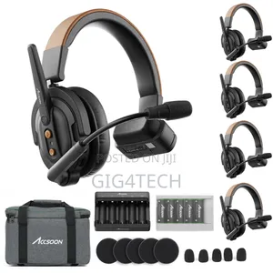 Accsoon Como Se Full-Duplex 5-Person 1h4r Intercom (2.4 Ghz)