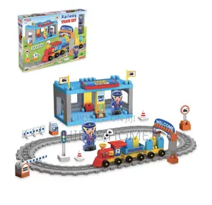 61 Pieces Train Set for Kids Toy Train