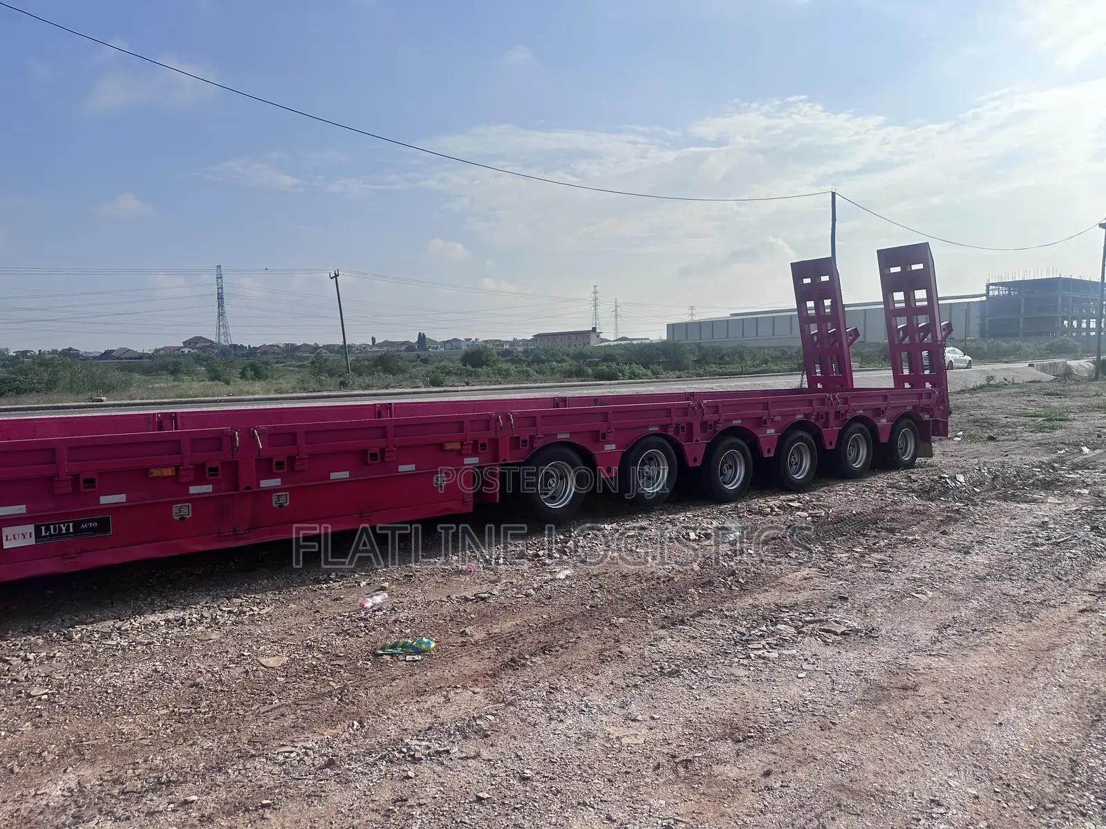 Lowbed Trailer Trucks for Rental / Hiring