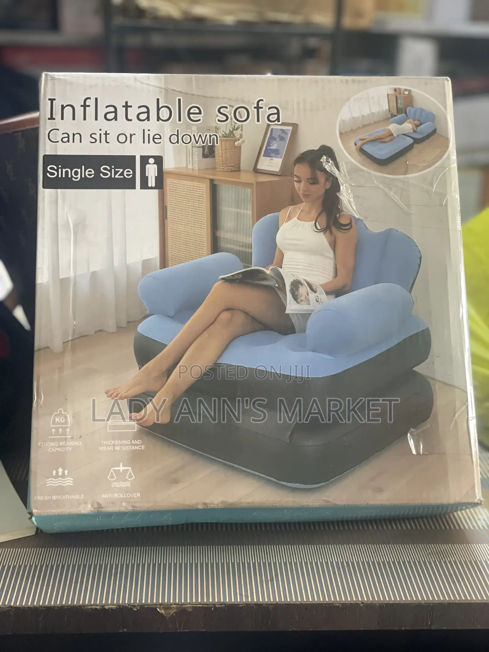 Inflatable Chair And Led Rest