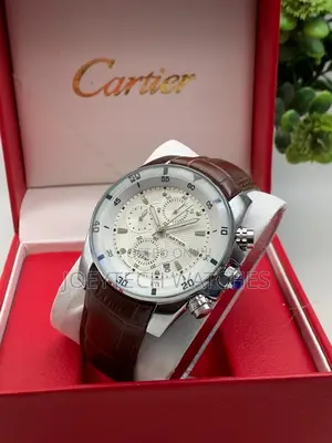 Cartier Genuine Leather Chronograph