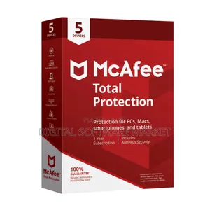 McAfee Total Protection 5 Device 1 Years Windows/Mac
