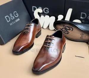 Dolce Gabbana Oxford Brown and Black Men’S Shoe