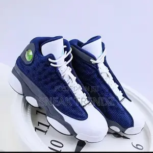 Air Jordan R13 Midnight Blue and White