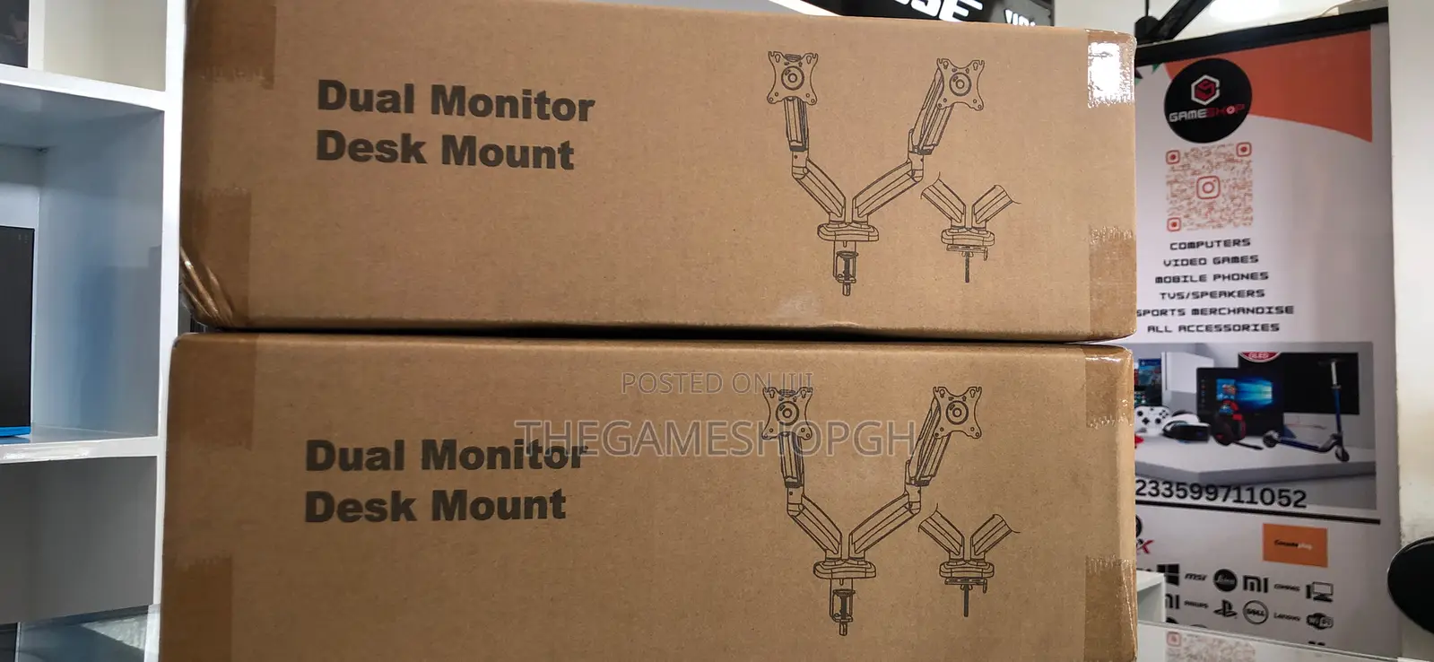Pneumatic Dull Monitor Mount