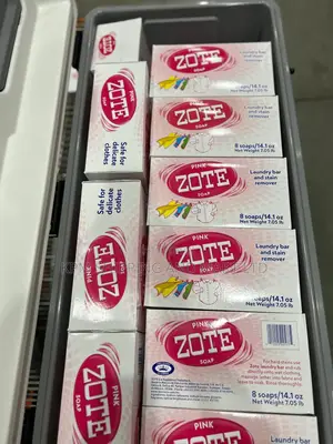 Zote Laundry Bar Soap(8bars Pink)