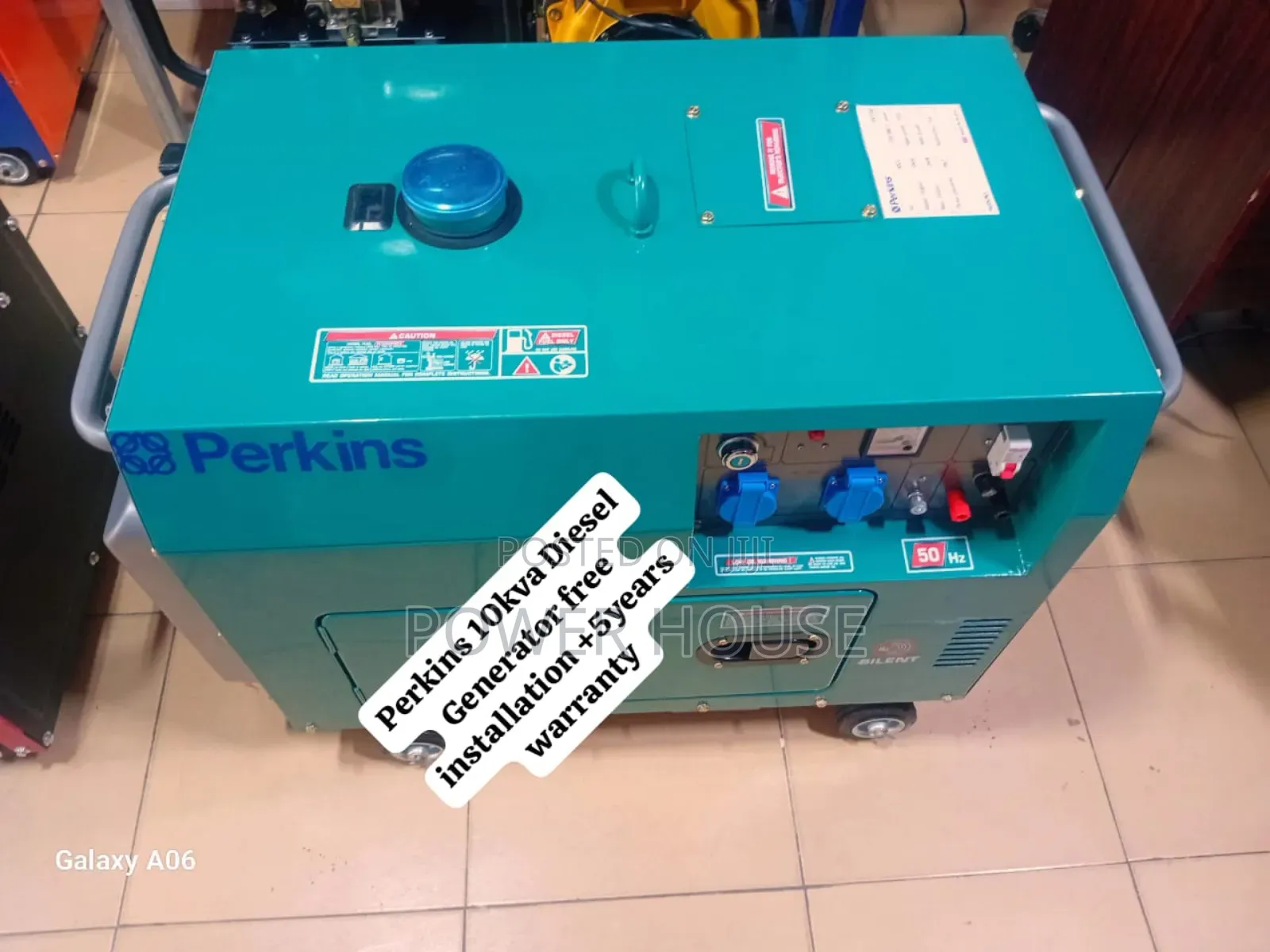 Energy Input Perkins Diesel Generator 10kva Silent