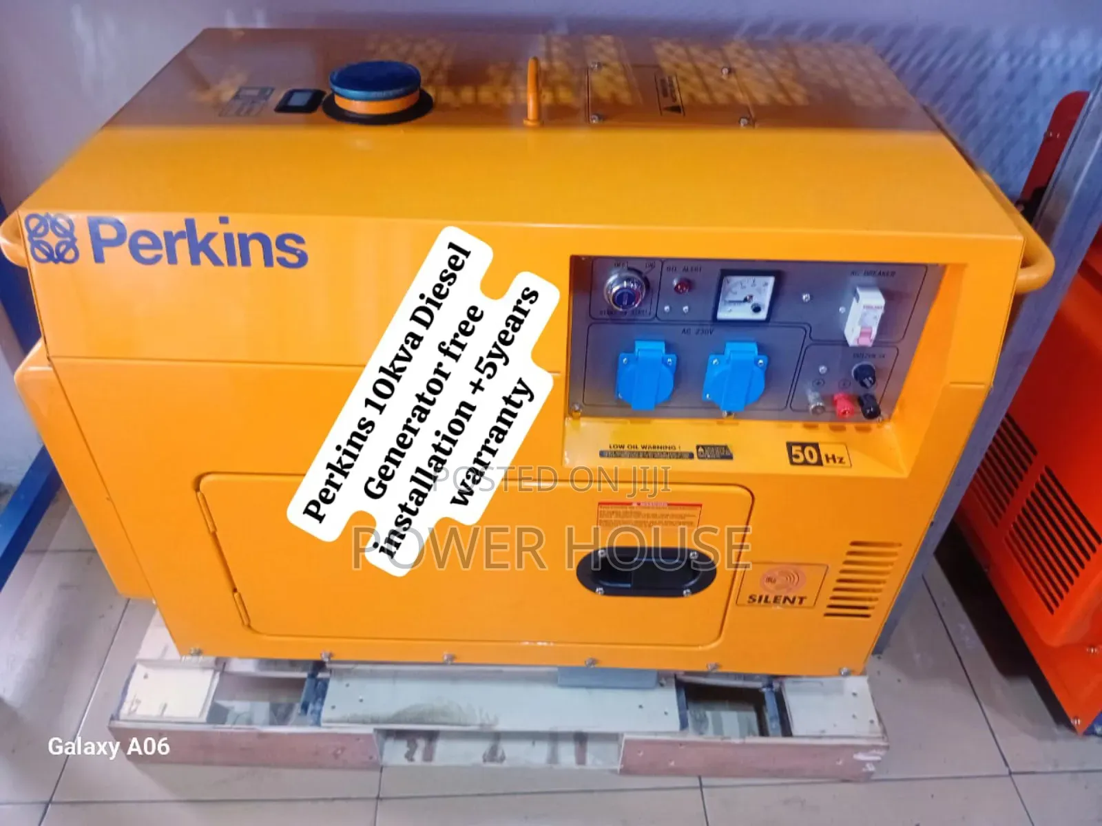 Power Up System Perkins Diesel Generator 10kva Silent