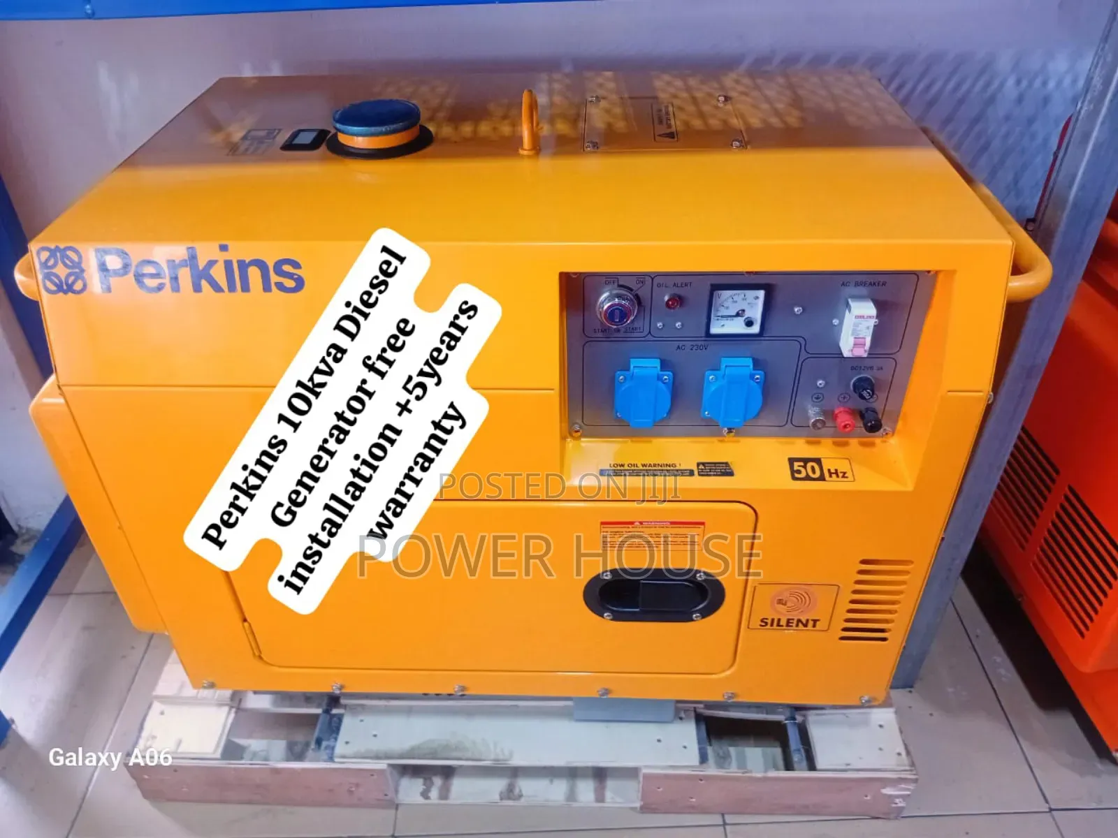 Energy Efficiency Perkins Diesel Generator 10kva Silent