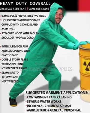 Chemical Protective Coverall.