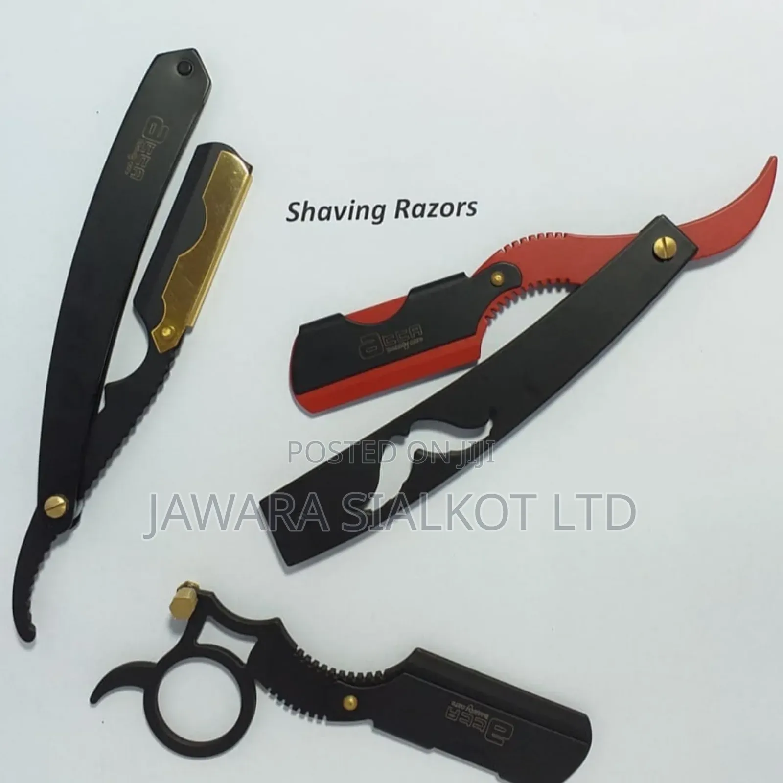 New Stylish Handle Straight Shaving Razor Stainless Steel