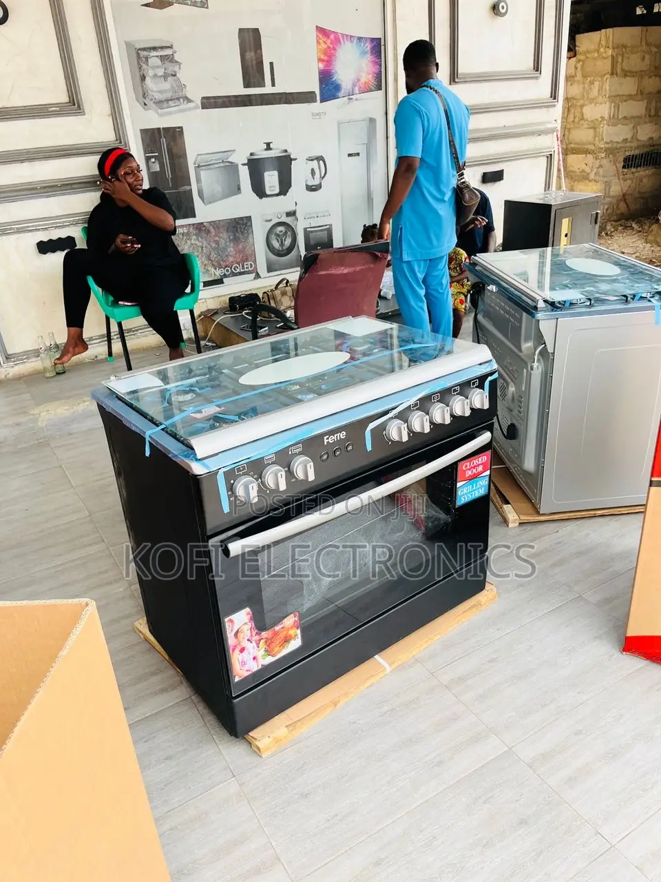 Come Shop Ferre 60x90 5 Gas Burner Cooker Quality and Good