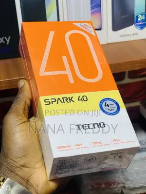 New Tecno Spark 40 128 GB Black