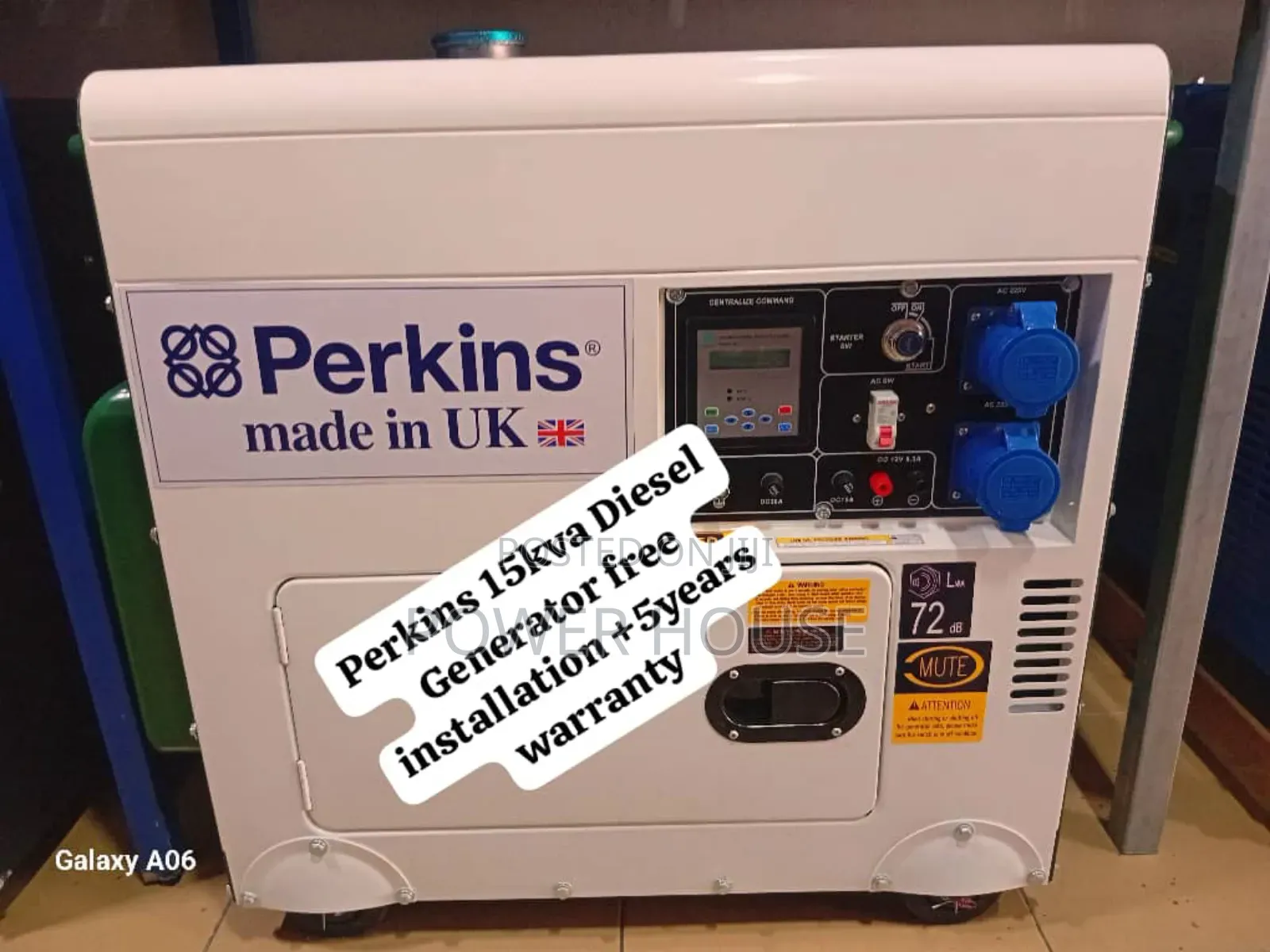 Quirky Power Source Perkins Diesel Generator 15kva Silent