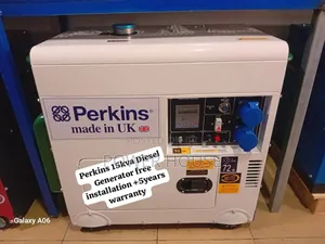 Bugged Energy Perkins Diesel Generator 15kva Silent