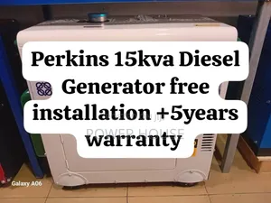 Curious Energy Perkins Diesel Generator 15kva Silent