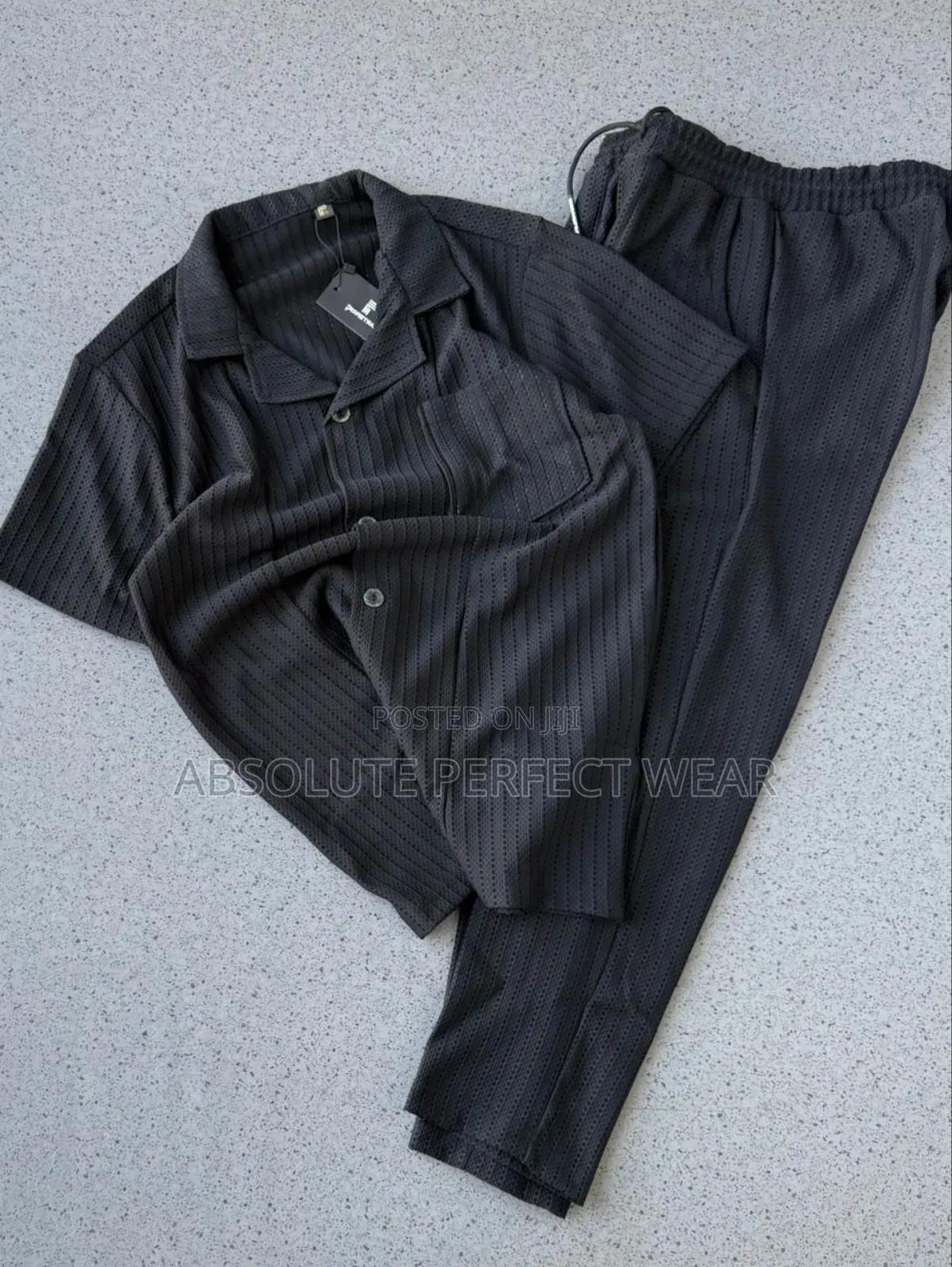 Plain Black Kaftan for Men
