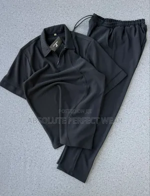 Plain Black Kaftan for Men