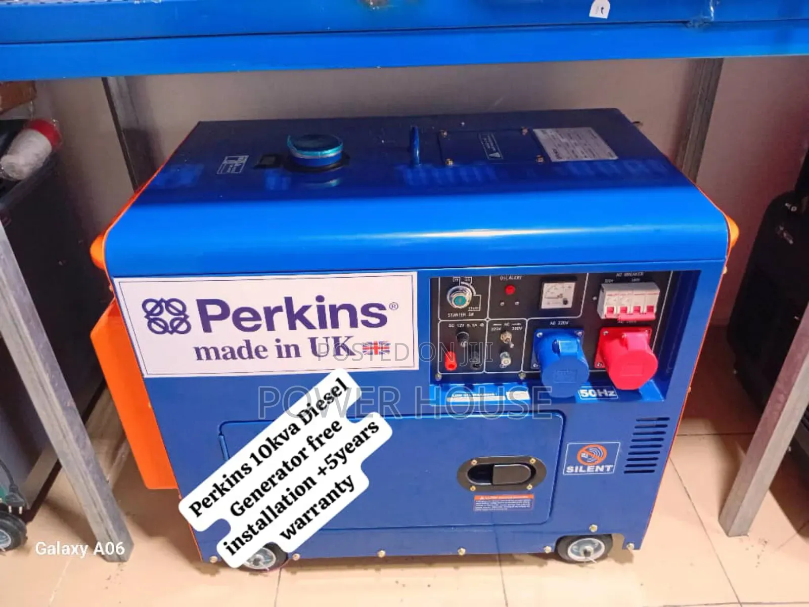 Power Quirk Perkins Diesel Generator 10kva Silent