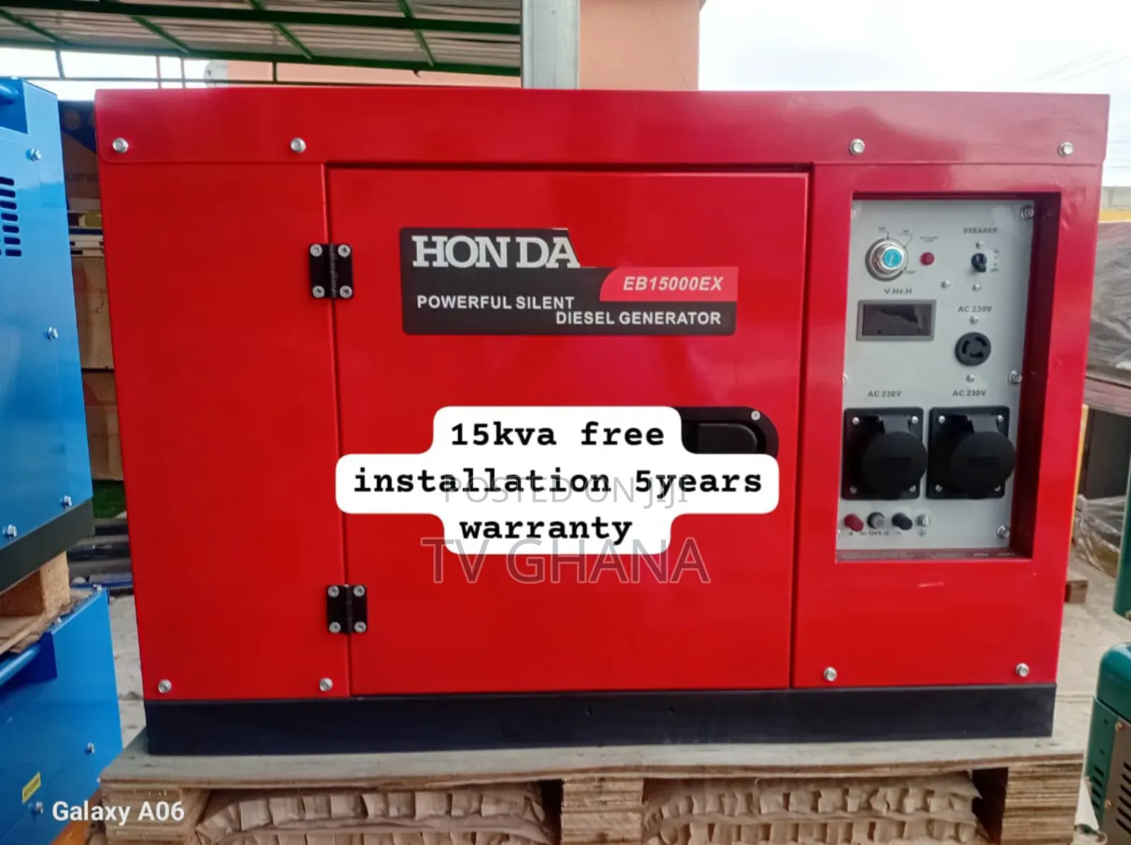 Long Runtime Low Fuel Honda 15kva Diesel Generator Diesel