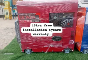 Safe for Electronics Honda 15kva Diesel Generator Diesel