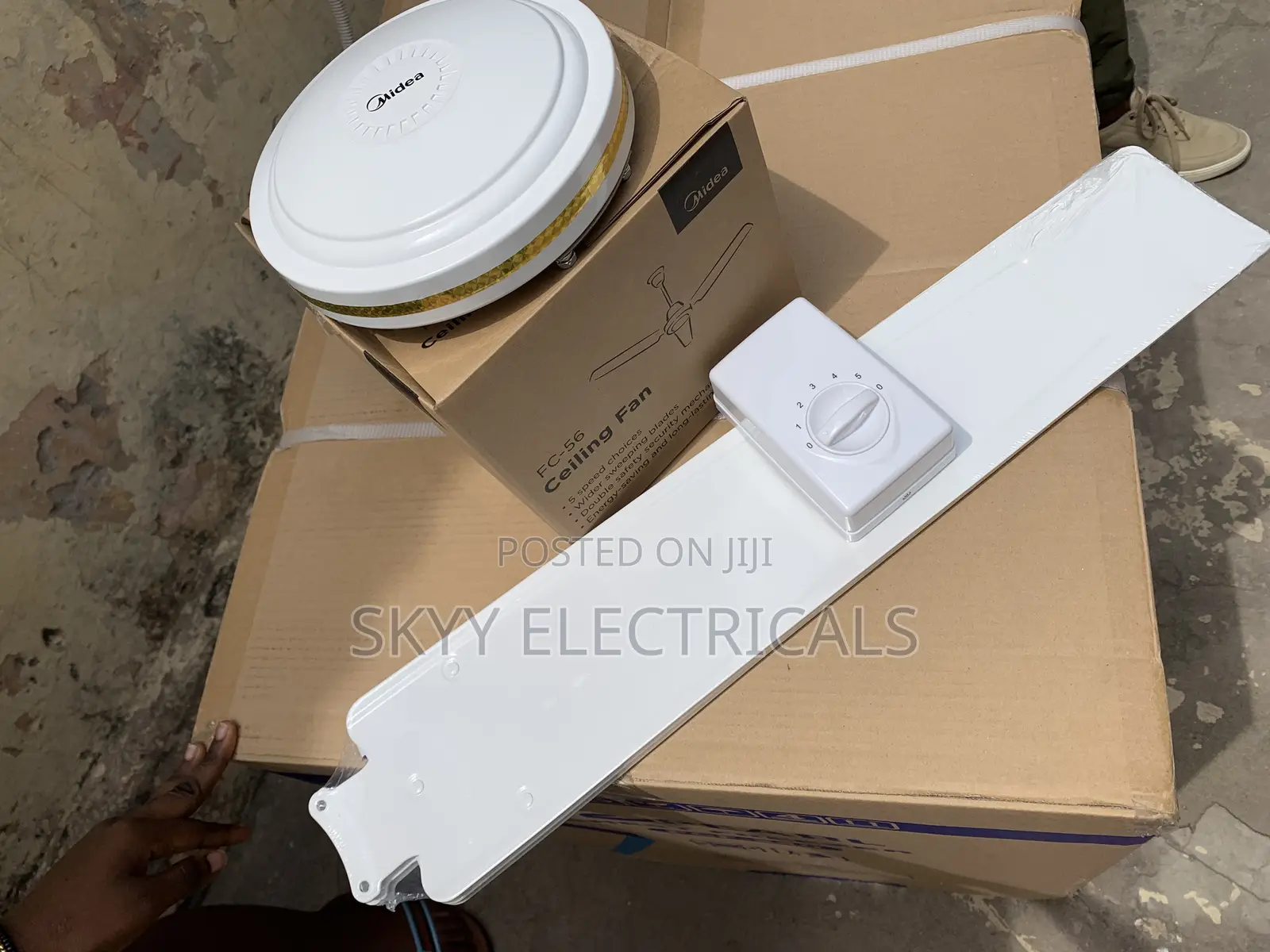 Midea 56” Long Blade Ceiling Fan